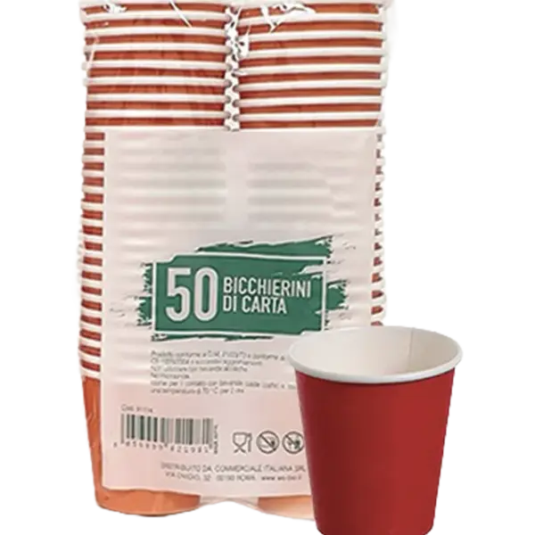 Bicchierini monouso in carta da 75 ml
